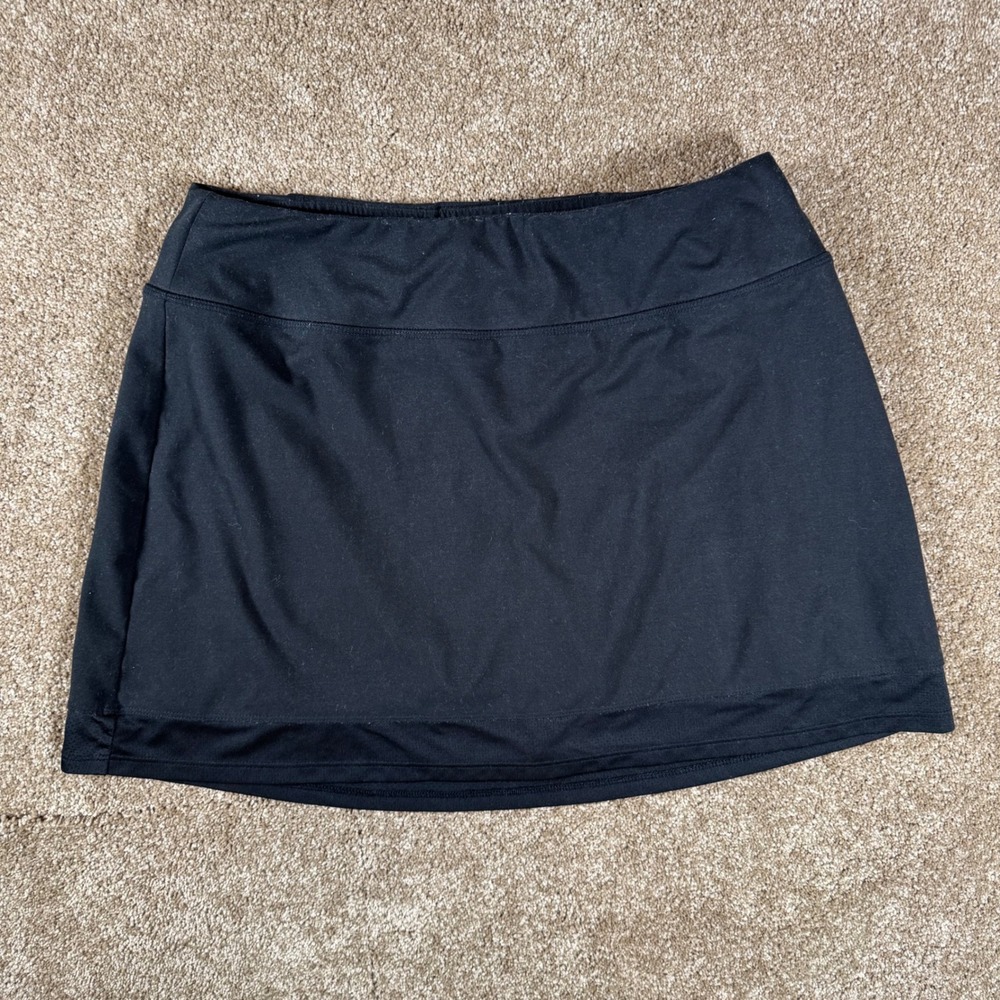 DSG Black Athletic Skirt Tennis Golf Athleisure‎ Performance Size L